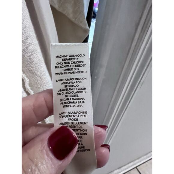 Zenergy by Chicos Floral Embroidered Open Front Cardigan, Sz. 2(L/12) - Picture 9 of 9